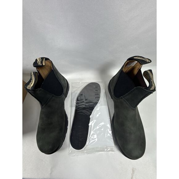 Blundstone 587 Rustic Black Chelsea Boots New Box Women 9.5 Men 7.5 main image 5